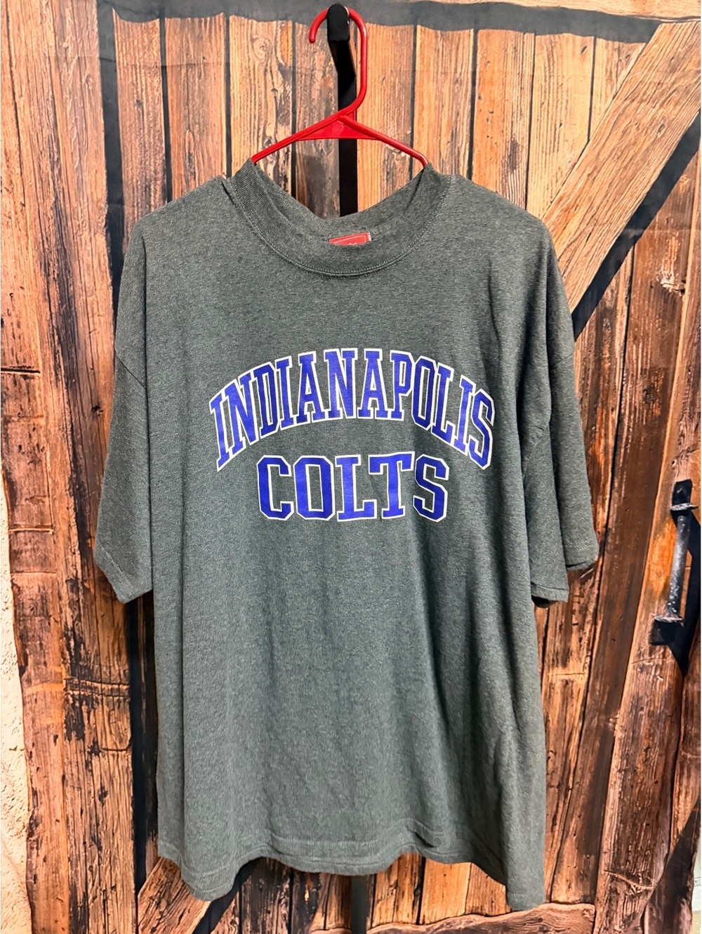 NFL Indianapolis Colts Gray T-Shirt Size 2XL
